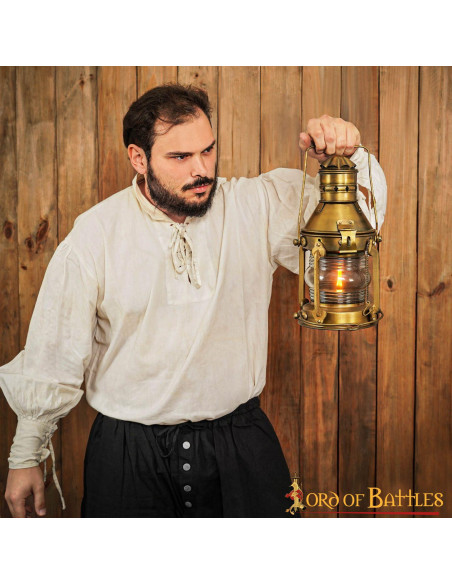 Mittelalterliche Öllampe aus Messing...