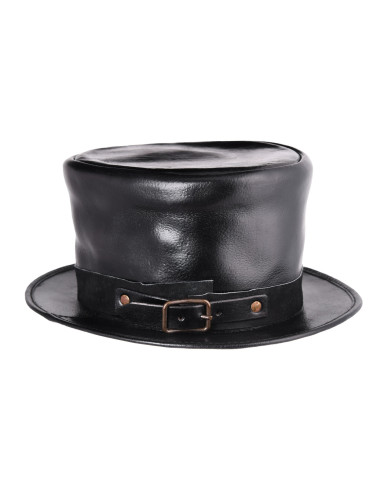 Uitvoeren Delegatie repertoire Middeleeuwse hoge hoed in zwart bont ⚔️ Tienda Medieval Maat L