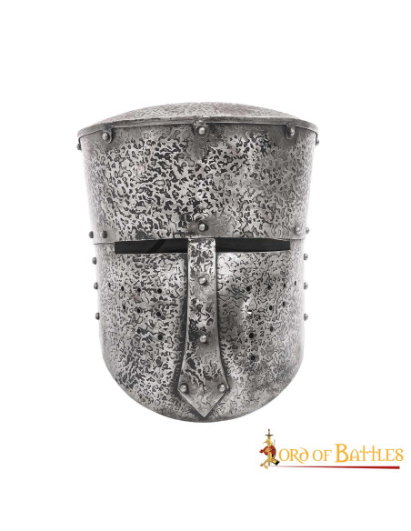 Helm der Kreuzfahrer aus Stahl...