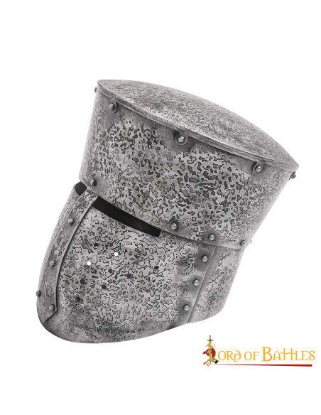 Helm der Kreuzfahrer aus Stahl...