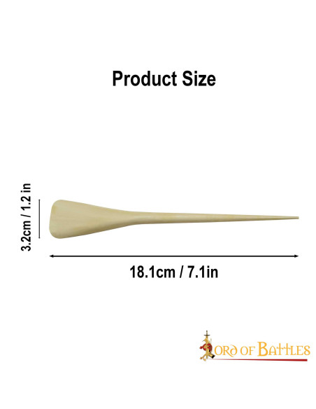 Romersk hånd i ægte ben (3,2x18,1 cm.)