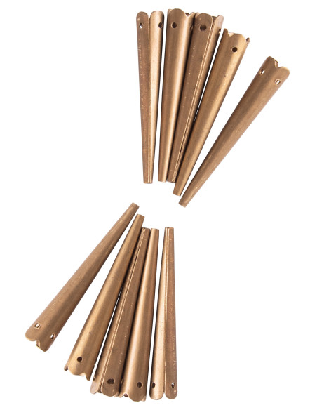 Set 10 aiglets o puntales zigzag de...