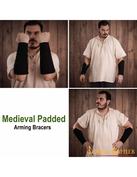 Brazaletes medievales acolchados en...