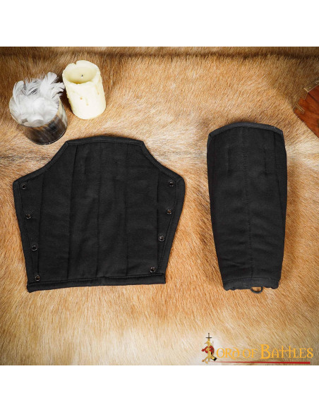 Mit Baumwolle gepolsterte...