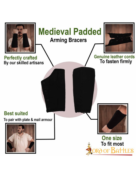 Mit Baumwolle gepolsterte...