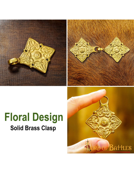 Cierre de capa Gulbische latonado,...