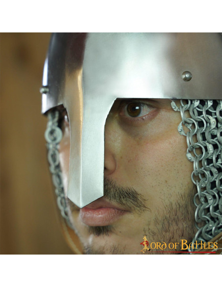 Casco nasal Olmutz siglo XI con forro...