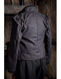 Quentin Woll-Musketierjacke – Grau 2