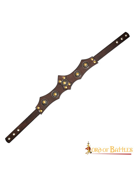 Tiara medieval unisex en piel, varios...