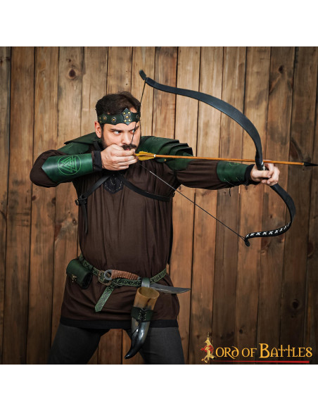 Tiara medieval unisex en piel, varios...