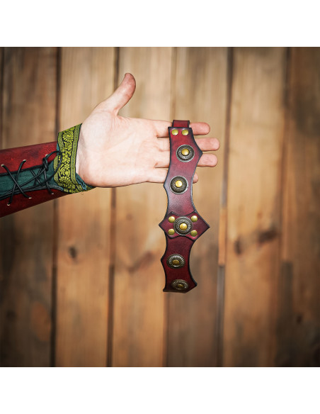 Tiara medieval unisex en piel, varios...