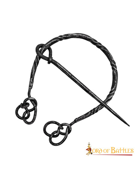 Fíbula para capas en acero pulido... Fíbula para capas en acero pulido...