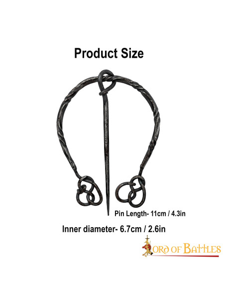 Fibula voor capes in gepolijst...