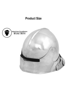 Duitse Sallet middeleeuwse helm, met gevoerde voering 2