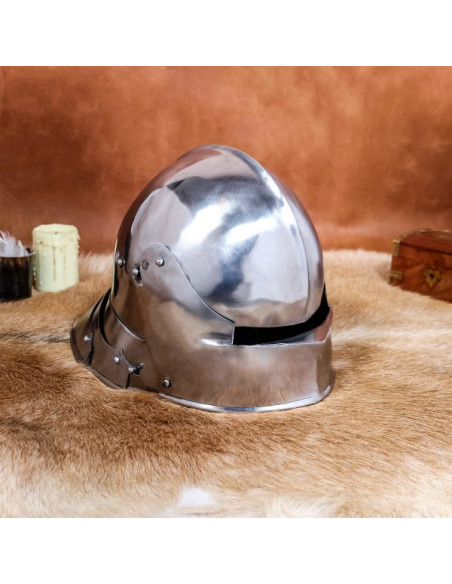 Duitse Sallet middeleeuwse helm, met...