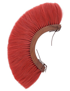 Penacho en madera para casco romano - Rojo
