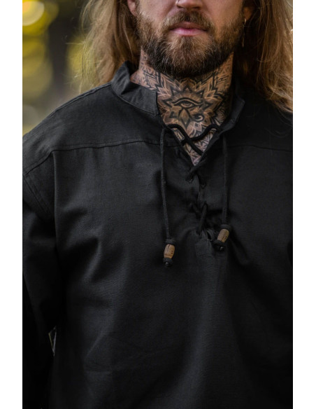Camisa medieval cordones modelo...