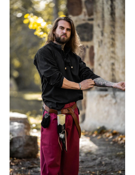 Camisa medieval cordones modelo...