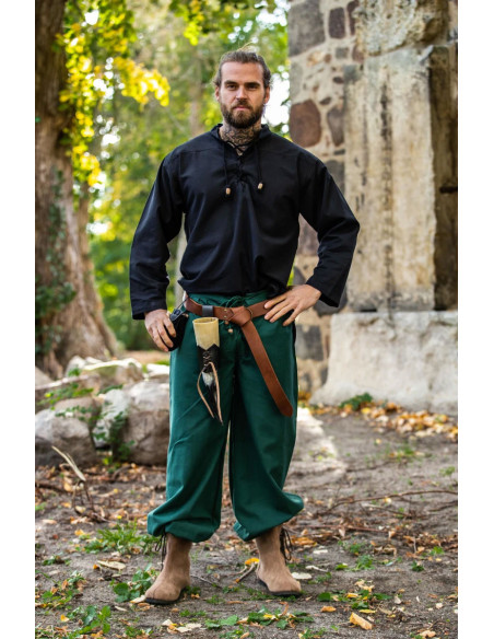 Camisa medieval cordones modelo...