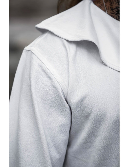 Camisa medieval con cuello modelo...