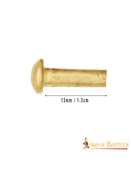 Juego de 25 remaches latonados con...