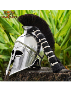 Recambio penacho pelo natural oscuro para cascos 2