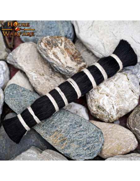 Ersatzbüschel aus dunklem Naturhaar...