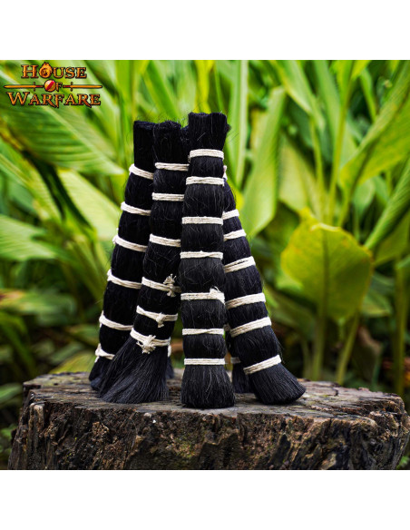 Recambio penacho pelo natural oscuro...