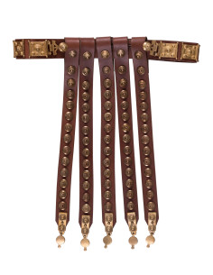 Brun romersk legionærs cingulum, 1. århundrede e.Kr