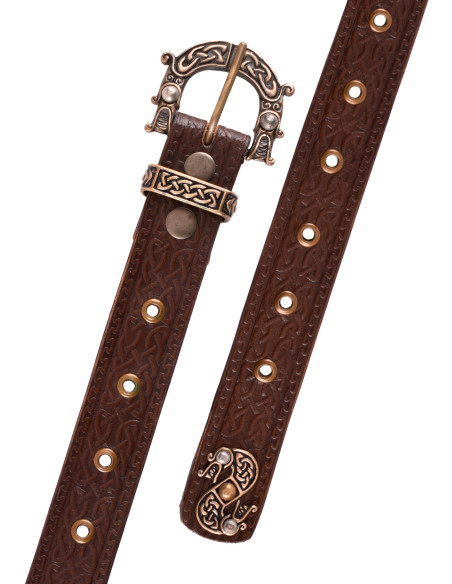 Cinturón nudos Celtas y serpiente en...