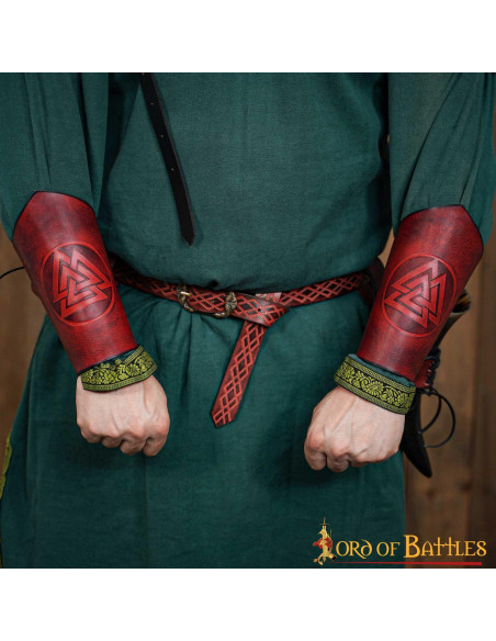 Nordische Valknut-Armbänder,...