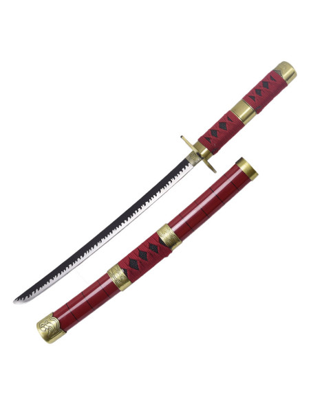 Mini katana Sandai Kitetsu fra Zoro...