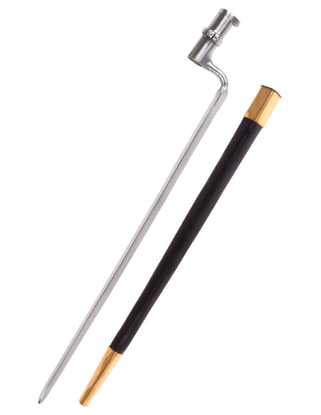 Enfield bajonet med skede (52,5 cm.)