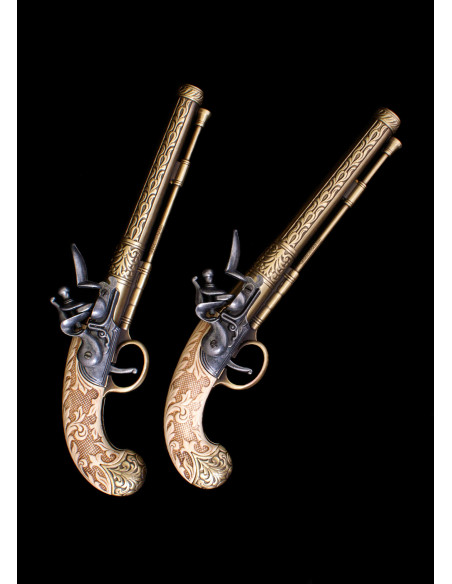 Set 2 pistolas de duelo decorativas... Set 2 pistolas de duelo decorativas...