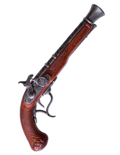 Dekorativ Forsyth-pistol med flintlås (1700-tallet)