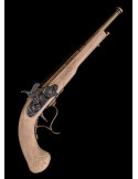 Pistola de duelo decorativa de chispa (siglo XVIII)