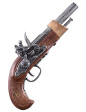 Pistola caballería francesa decorativa de chispa (siglo XIX)