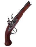 Frans flintlock decoratief vuursteenpistool (18e eeuw)