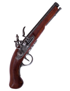 Frans flintlock decoratief vuursteenpistool (18e eeuw)