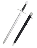 Agincourt middelalderlig sværd, en hånd, med skede (90 cm.)