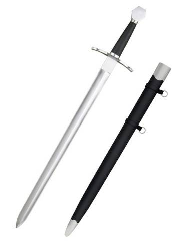 Mittelalterliches Schwert Agincourt, einhändig, mit Scheide (90 cm).