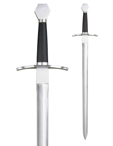 Agincourt middeleeuws zwaard, eenhandig, met schede (90 cm.)