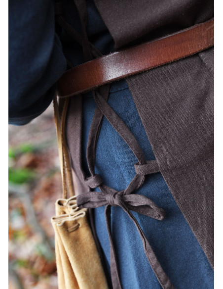 Wikingerschürze Tinna aus brauner...