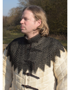 Bisschopsmantel zwarte maliënkolder