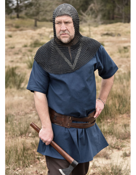 Schwarzes Henker-Kettenhemd mit...