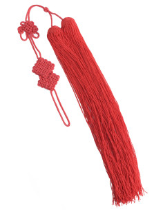Rote Quaste für Taichi-Schwert und Kung Fu