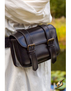 Bolso Guerrero en piel, grande