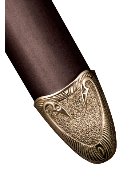 Vikingzwaard in Damascus-staal, 94 cm.