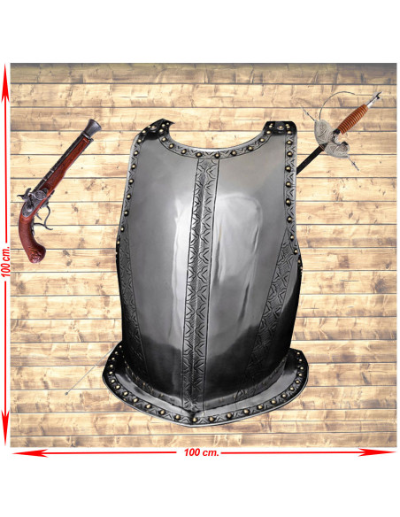Renæssancepakke med Cuirass, Folie og...