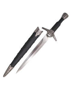 Dolk Geralt de Rivia, The Witcher, zwart handvat (40 cm.)